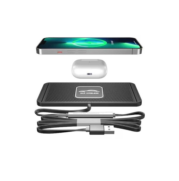 Универсално Бързо Безжично Зарядно за Кола – 15W Fast Charge