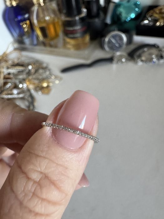 Inel infinity, Teilor, marime 49, nou. Diamante.