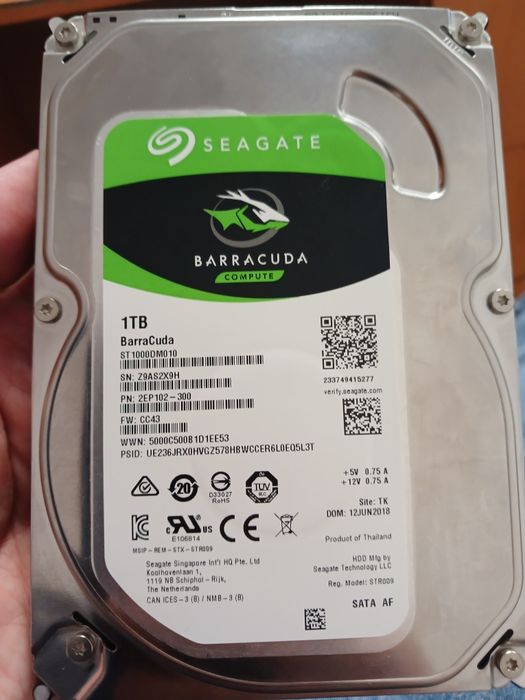 Жесткий диск 1 TB Барракуда