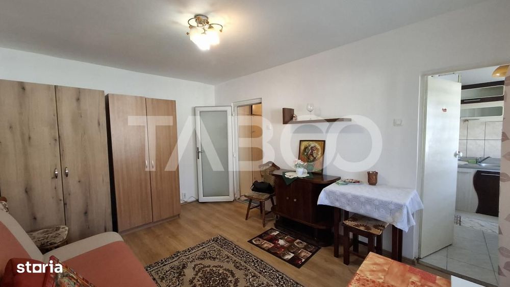 Garsoniera de inchiriat semidecomandata 27 mp zona Valea Aurie Sibiu