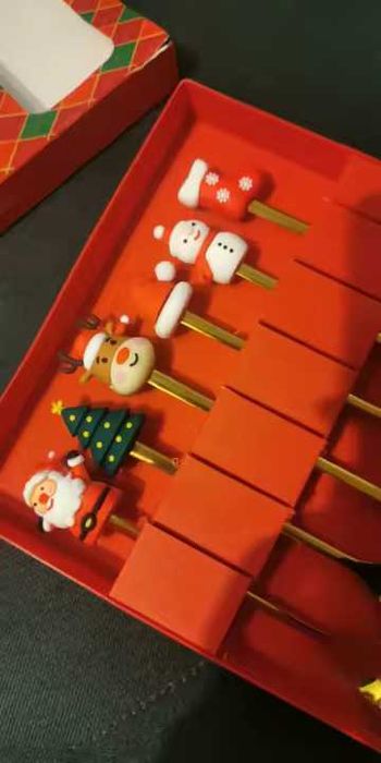 Set lingurite si furculițe de Crăciun , perfect pentru cadou