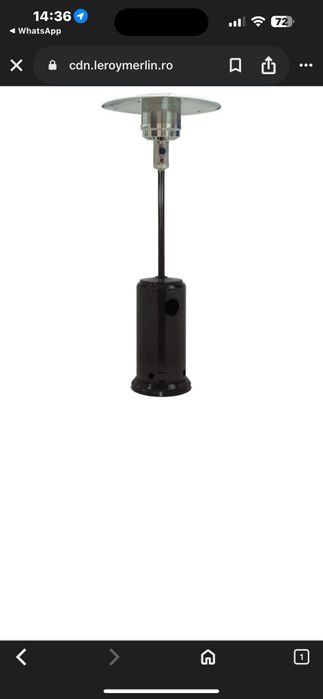 Incalzitor terasa Myria  ciuperca incalzire