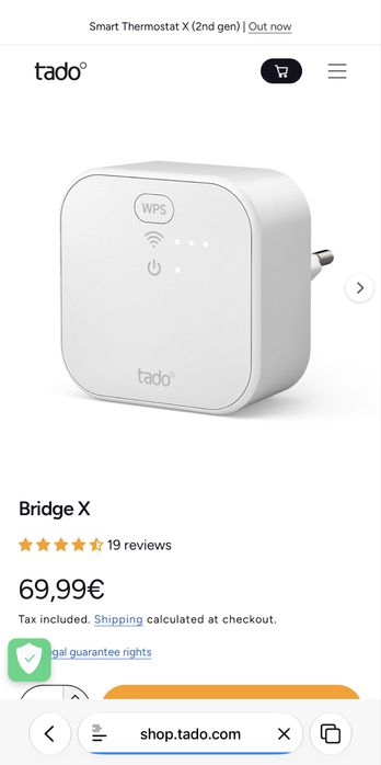 Tado Bridge X (хъб), нов