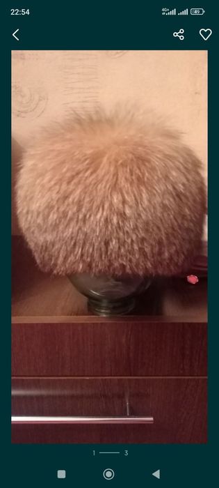 Продам шапку, натуральный писец