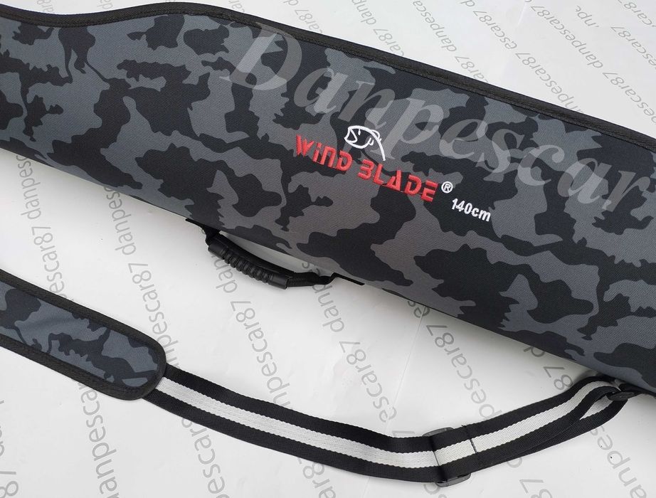 Geanta HUSA WB rigida pentru 2 lansete cu mulinete lungime 140cm