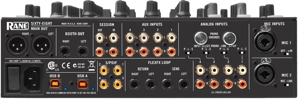 Rane Sixty Eight Serato Club Mixer ( nu pioneer, denon )