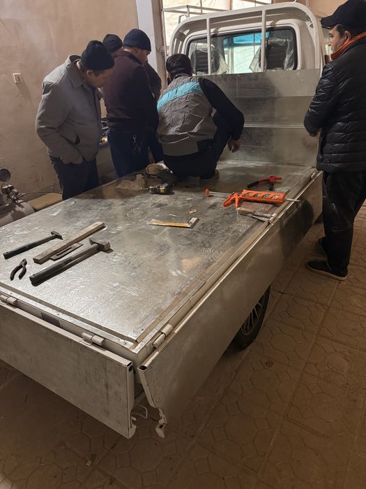 Laboga tunuka bilan bortini qoplaymiz