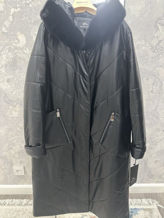 Куртка зима мех песец