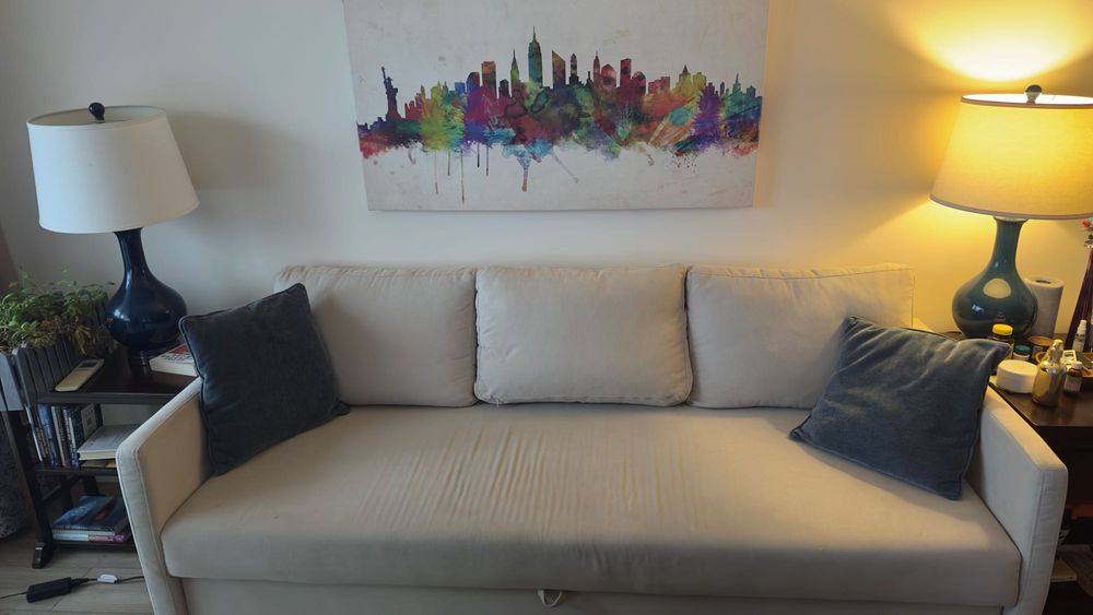 Разтегателен диван за всекидневна