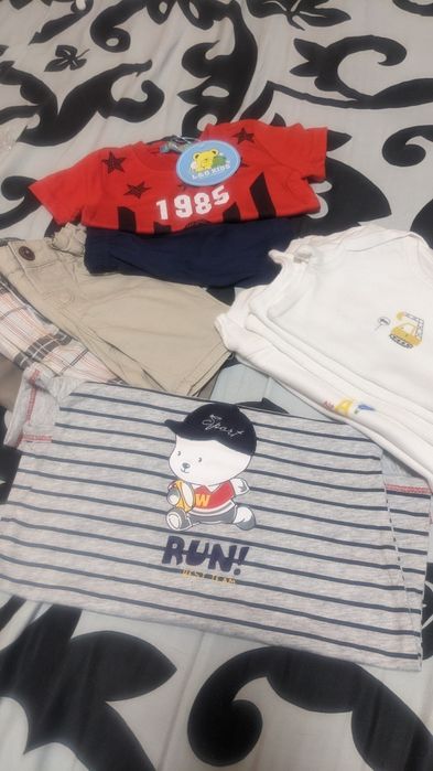 Бебешки дрешки рр62/68(летни,дънки,ромпър,бодита)