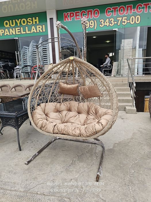 Плетение садовие мебели из ротанга