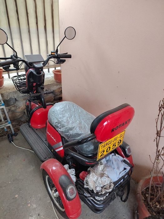 Triciclu electric Rotakt Senior 1000W, 55 km, 2024