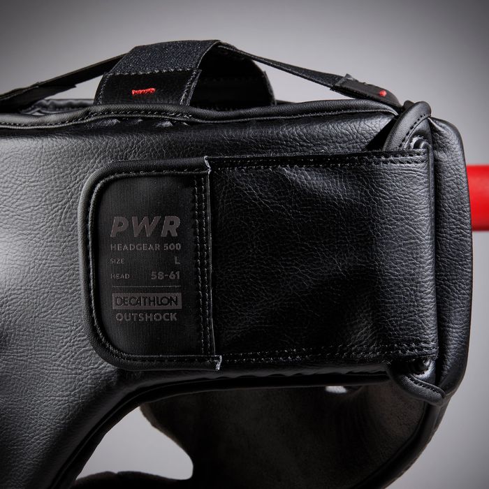 Cască integrală de Box 500 negru Adulţi - produs resigilat Decathlon