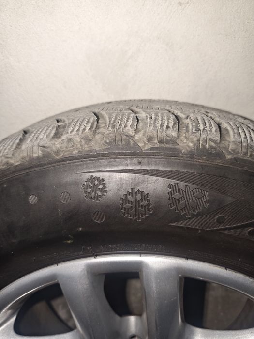 Джанти Тигуан  16 5х112  с зимни гуми 215/65/16