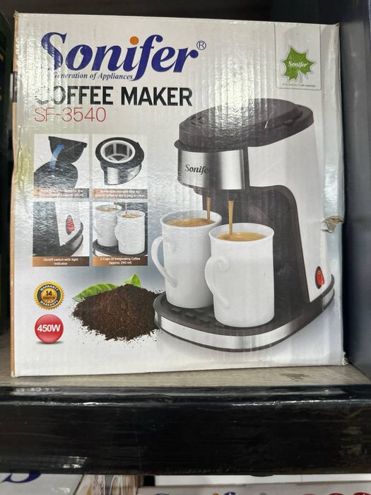 Капельная кофемашина кофеварка coffee Sonifer sf-3540 американо латте