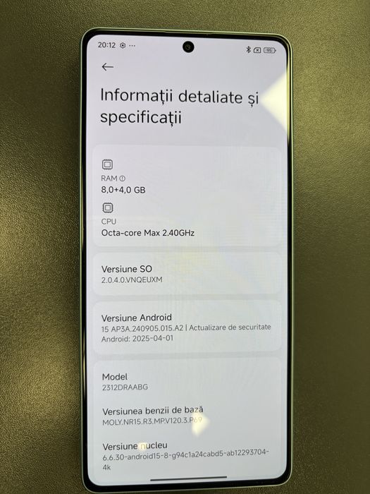 Redmi Note 13 5G ( 256 stocare, 8+ 4 g ram )