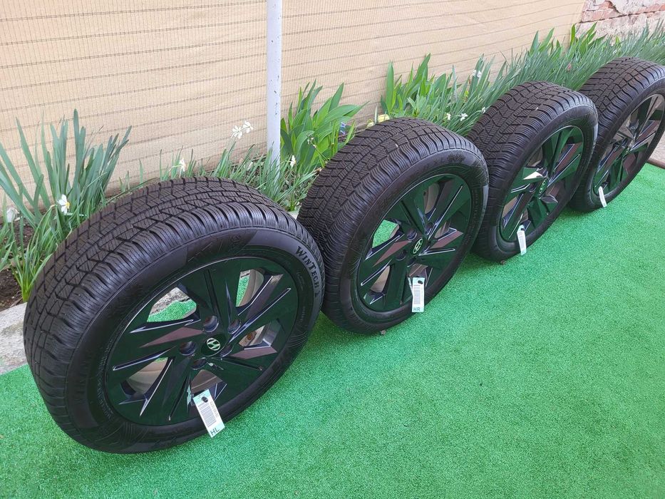 jante originale HYUNDAI 5x114,3 R16 + senzori 205/55/16 NOI 9 mm