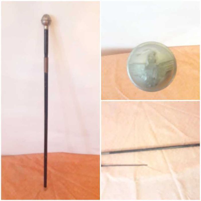 Baston cu maner din bronz