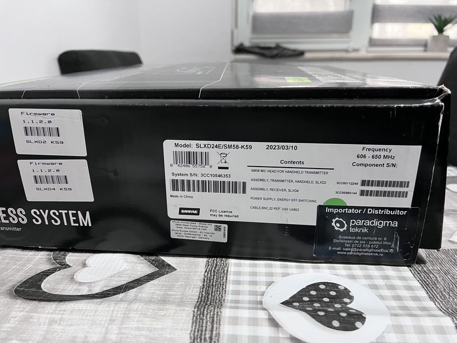 Shure SLX D 4 de vanzare
