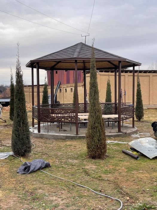 Besedka Naves Reshotka Perila Решотка Беседка Огрождения Навес