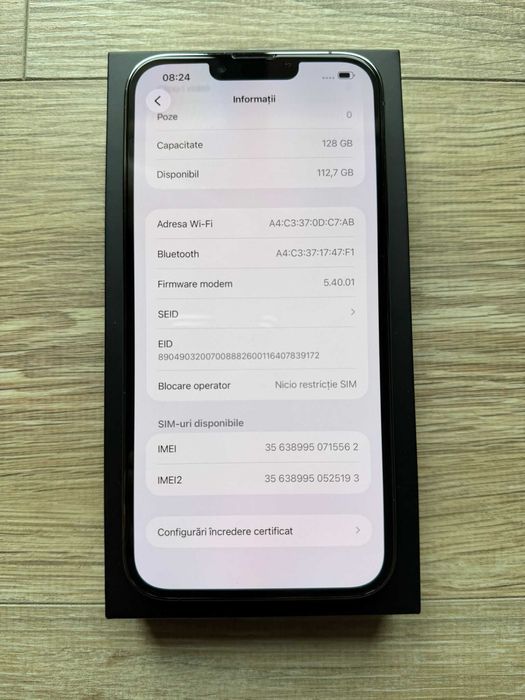 Iphone 13 PRO MAX - negru