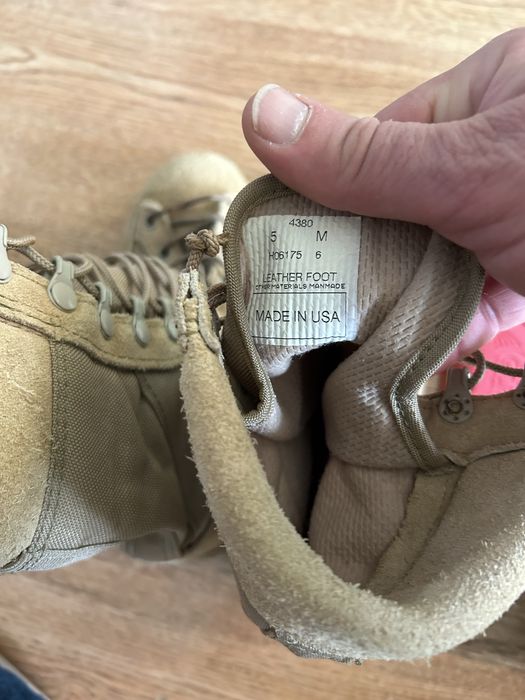 Bocanci Corcoran Military Desert Tan Combat Boots