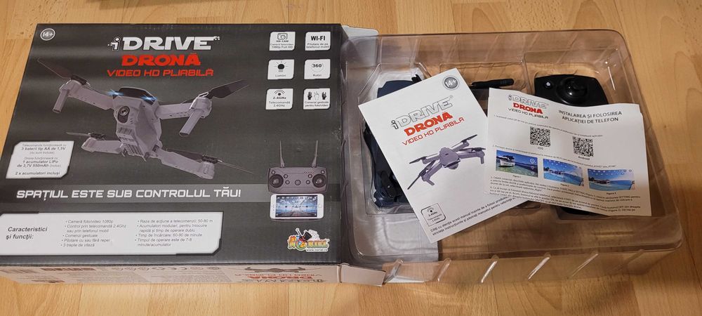 Drona iDrive video HD pliabila