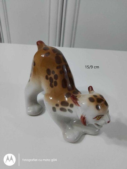 Bibelouri animale salbatice portelan romanesc