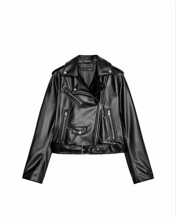 Кожено яке Zara.