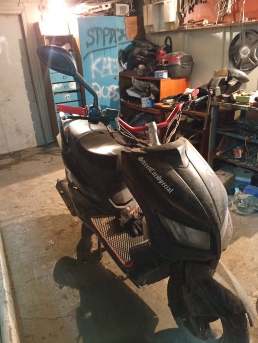 М8 скутер на ходу