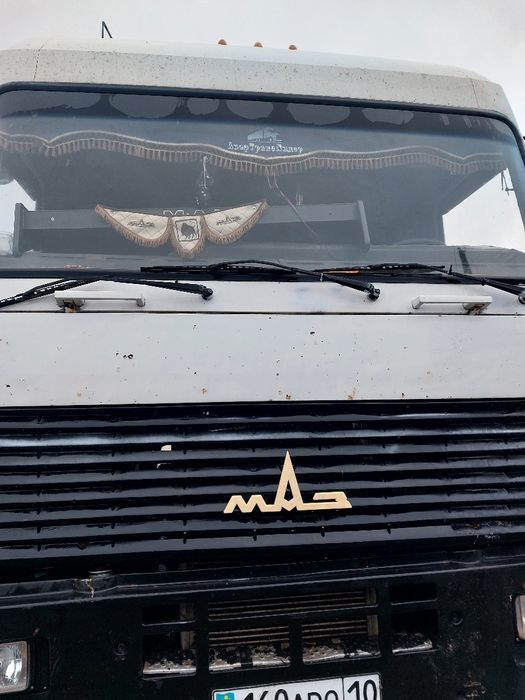 Маз тягач 7511 в работе