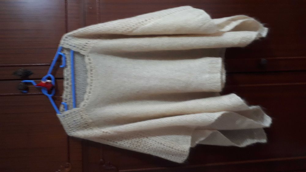 Cardigan mohair crem