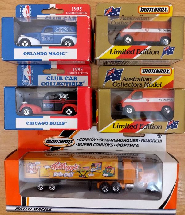 Matchbox Superfast, Convoy, NBA & Australian Models 1983-2001