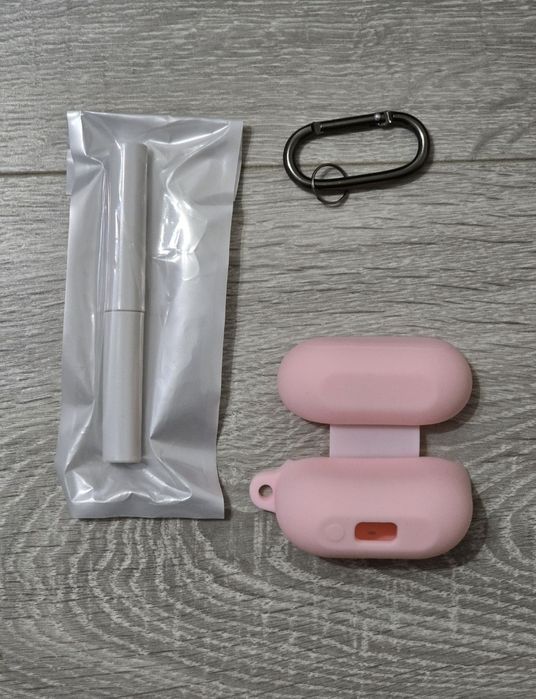 Husă silicon pentru Samsung Galaxy Buds 3 / Buds 3 Pro – cu carabină