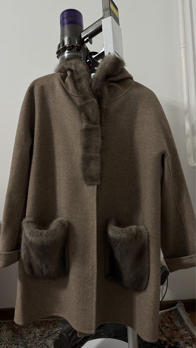 пальто с норкой