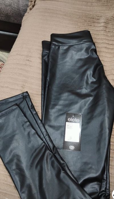 Продам кожаные легинсы