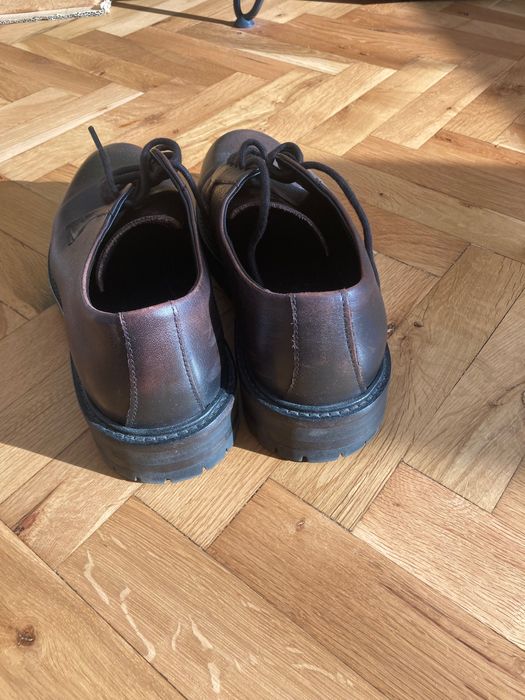 Massimo Dutti Leather Derby Shoes, brown, Ref. 2233/650