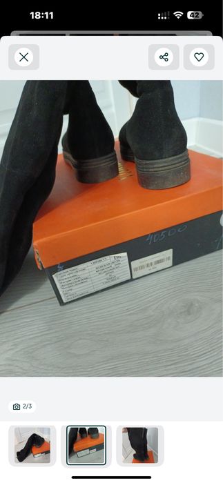 Зимние сапоги ботфорты