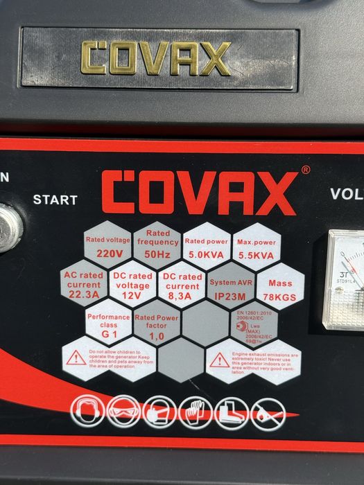 Generator COVAX 6.5KW