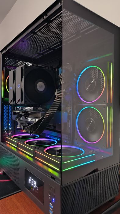 PC Gaming Ryzen 7 9800X3D/RTX4070 Super/64GB RAM/2TB SSD/1200W Corsair