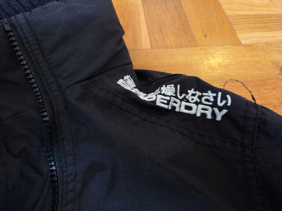 Дамско яке Superdry Супердрай the windcheater размер S цвят черен
