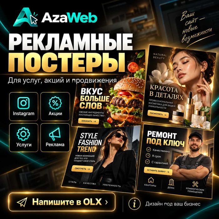 Создание сайтов от 30 000 ₸