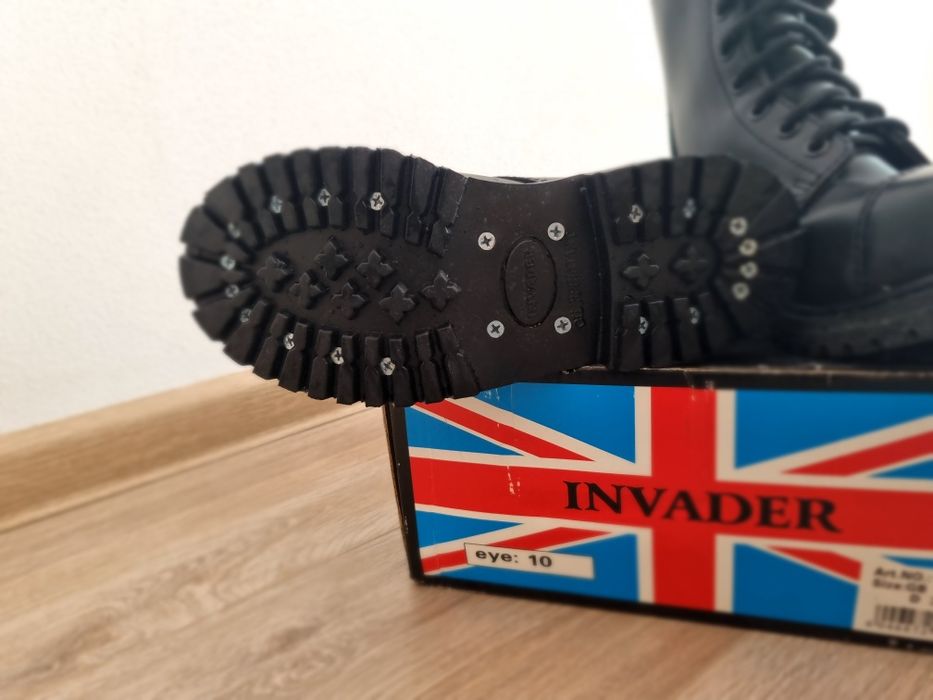 Bocanci piele invader dama 10 inele