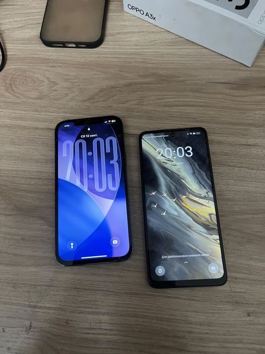 Обмен Iphone 12 pro max Oppo a3x на айфон