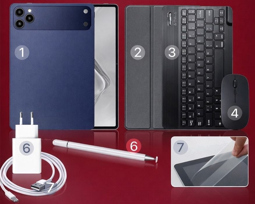 Planshet va ruchka klaviatura zaryadchik hammasi 1mln200 ming soʻm