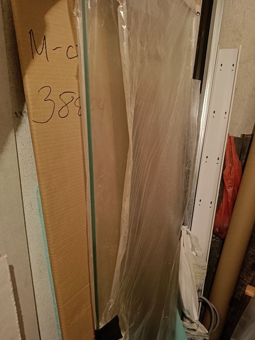 Врата Душ Кабина армирано стъкло х2