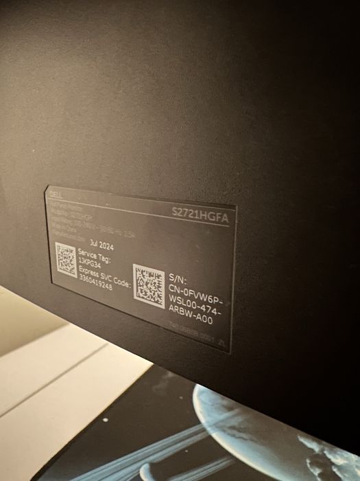 Monitor Gaming curbat LED DELL 27” Full HD 144Hz