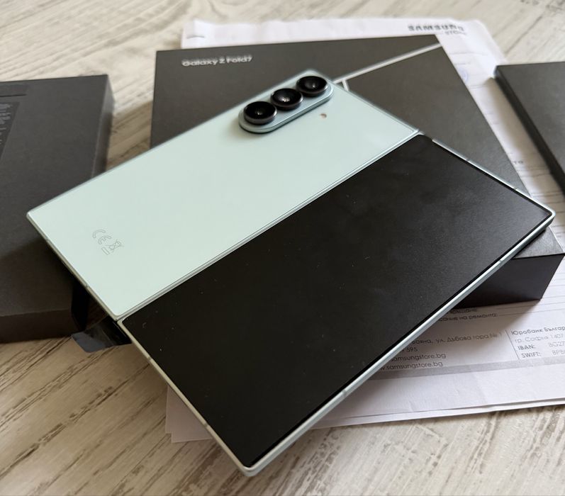 КАТО НОВ Samsung Z Fold 7 Mint 512GB 24м. ГАРАНЦИЯ ПОДАРЪК