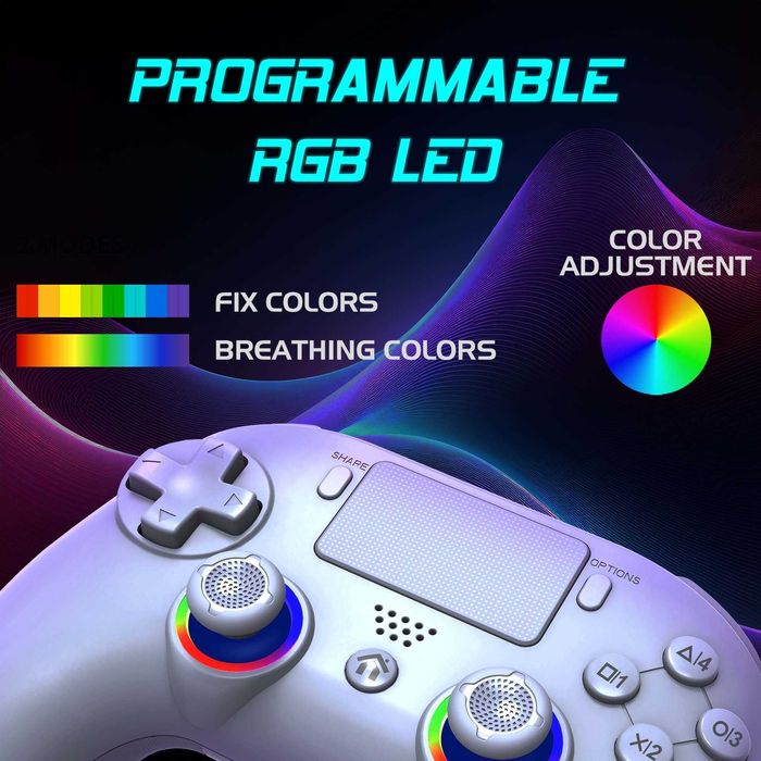 Чисто НОВИ Безжични контролери Subsonic - LED/ за PS5 и PC