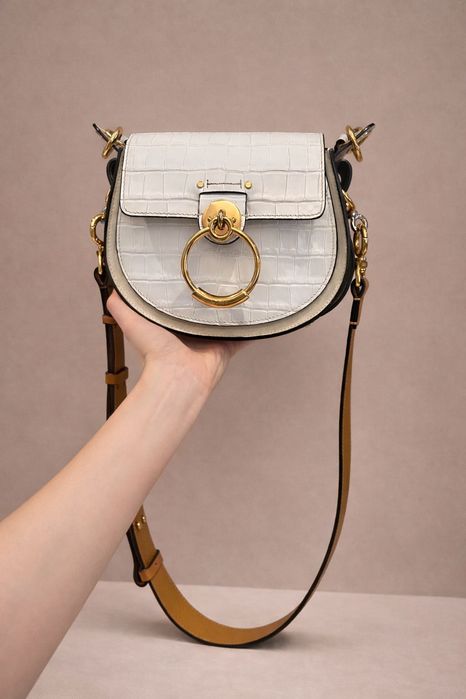 ЛУКС ОРИГИНАЛ! Chloé Tess Small – croc leather